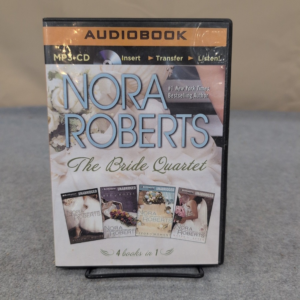 Nora Roberts The Bride Quartet Audiobook 4 Books in 1 MP3 CD Unabridged VG+